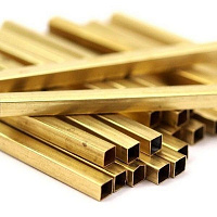 Труба профильная латунная 40х40х2х3000 мм Л63 птв